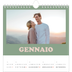 Calendari quadrati — Cornici retrò [Gennaio]