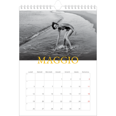 Calendario personalizzato A4 — Stile tradizionale [copertina]