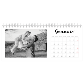 Calendario Fotografico da Tavolo — Scritto a mano
