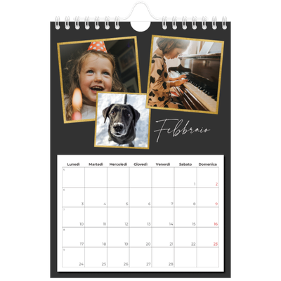 Calendario fotografico A5 — Tanti ricordi [Febbraio]