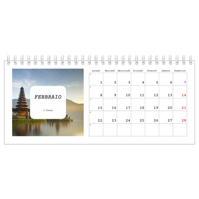 Calendari da tavolo — Tutta la storia [Febbraio]