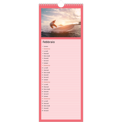 Calendario da cucina  — Colora il mio mondo [Febbraio]