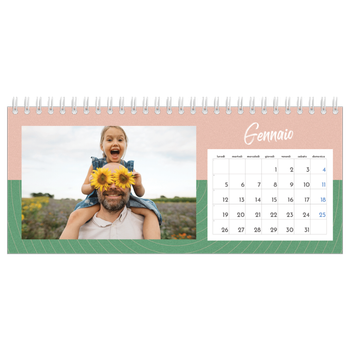Calendario Fotografico da Tavolo — Colore e motivo