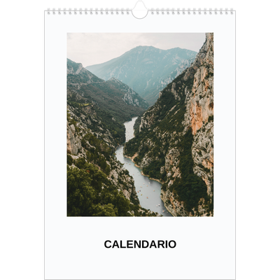 Calendario A3 verticale — Foto semplice [copertina]