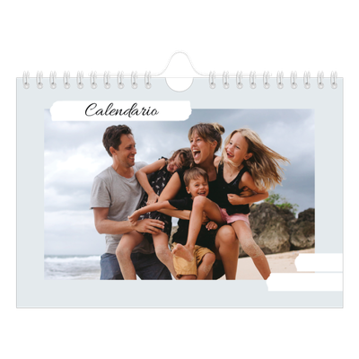 Calendario fotografico A5 — Toni spenti [copertina]