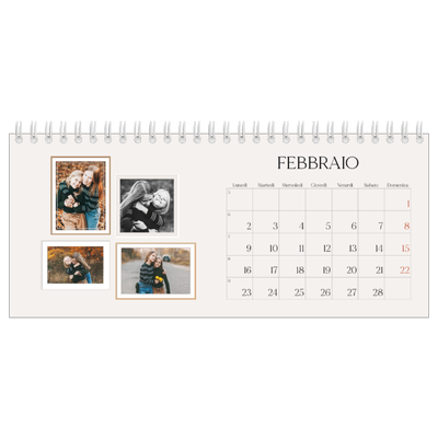 Calendari da tavolo — Galleria fotografica a parete [Febbraio]