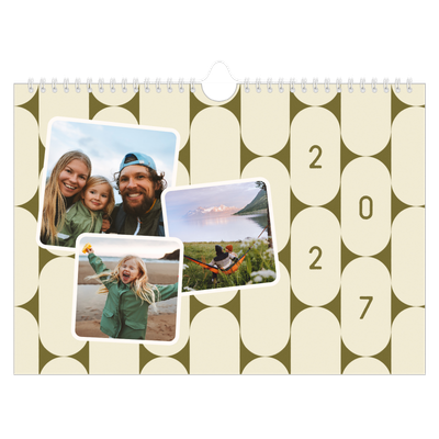 Calendario fotografico A4 — Fantasia rétro [copertina]