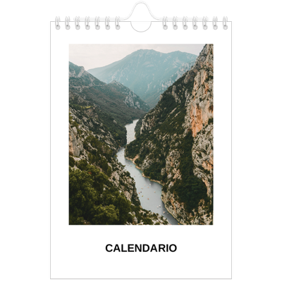 Calendario fotografico A5 — Foto semplice [copertina]