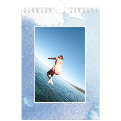 Calendario fotografico A5 — Sfondi ad acquerello [copertina]