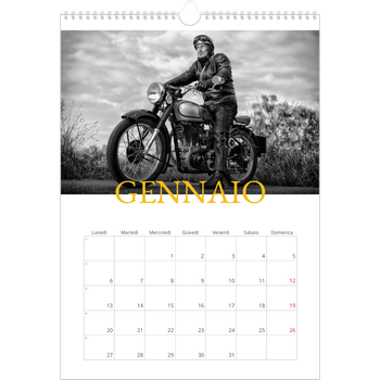 Calendario personalizzato A3 — Stile tradizionale