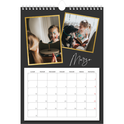Calendario personalizzato A4 — Tanti ricordi [Marzo]
