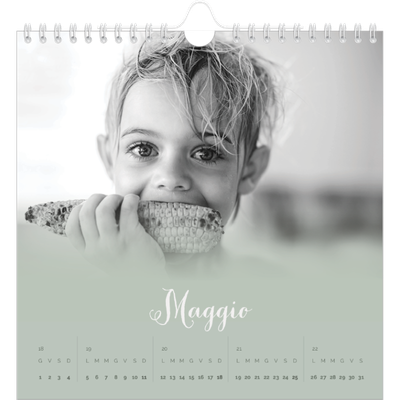 Calendari quadrati — Verde nebbioso [copertina]