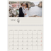 Calendario A4 Doppio — Iniziali in fiore [Maggio]