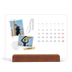 Calendario con supporto in legno orizzontale  — Album ricordi con stile [Febbraio]