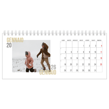 Calendario Fotografico da Tavolo — Tipo di coppia