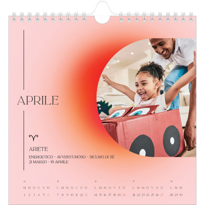 Calendari quadrati — Sfumature astrologiche [Aprile]