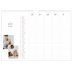 Calendario fotografico A3 — Fare programmi - Famiglia di 5 [Marzo]