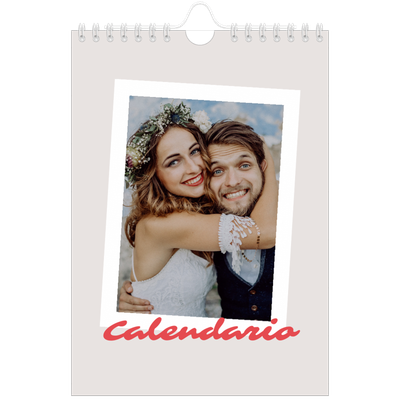 Calendario fotografico A5 — Firmato in cremisi [copertina]