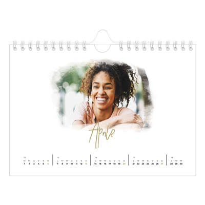 Calendario fotografico A5 — Effetti fotografici [Aprile]