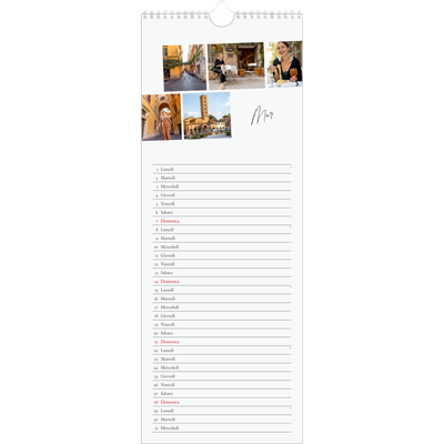Calendario da cucina  — Soggiorno in città [Marzo]