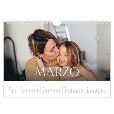 Calendario fotografico A4 — Dodici grandi mesi [Marzo]