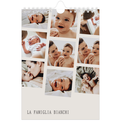 Calendario fotografico A5 — Ricordi in movimento [copertina]