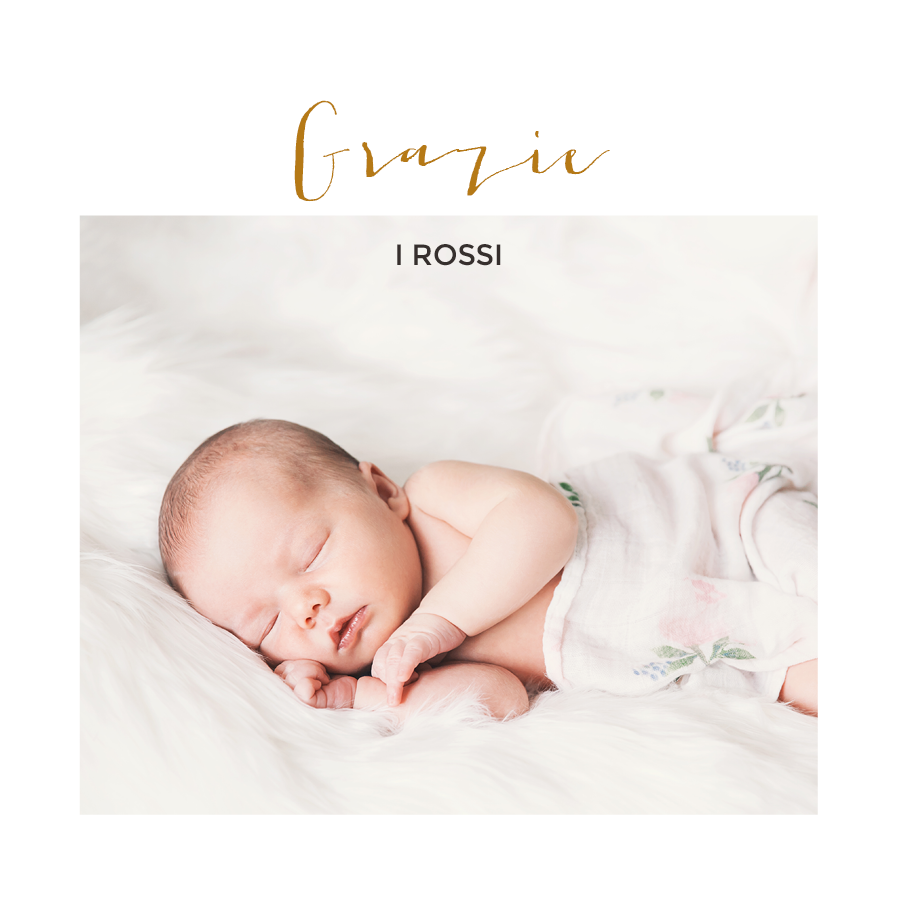 Biglietti di ringraziamento — Welcome home