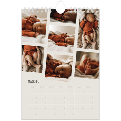 Calendario fotografico A5 — Ricordi in movimento [copertina]