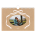 Calendario fotografico A5 — Kraft e fiocco [copertina]