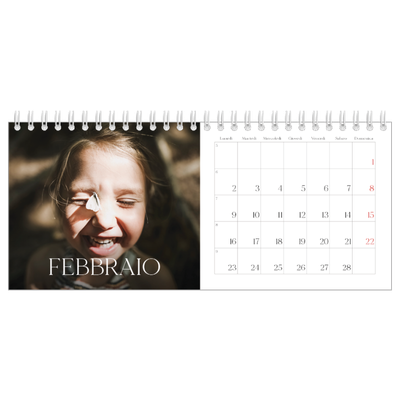 Calendari da tavolo — Dodici grandi mesi [Febbraio]