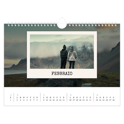 Calendario fotografico A4 — La selezione ritratti [Febbraio]