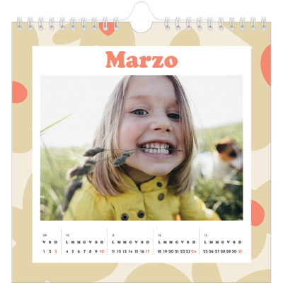 Calendari quadrati — Giocando con i motivi [Marzo]