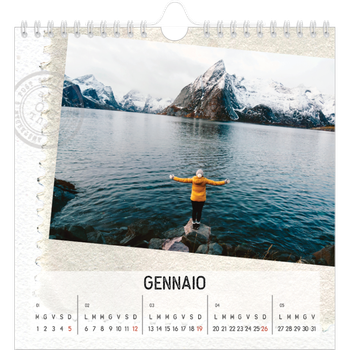 Calendario Fotografico Quadrato — Parts unknown