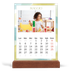 Calendario con supporto in legno verticale  — Effetto pennello [copertina]