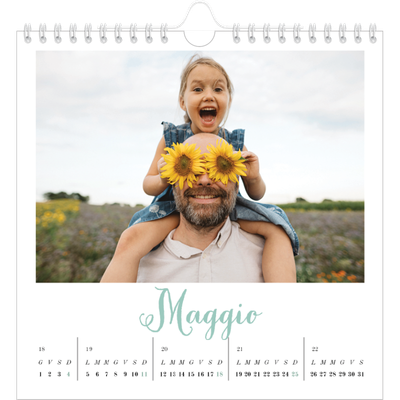 Calendari quadrati — Ciao mondo [copertina]