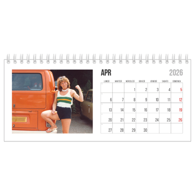 Calendari da tavolo — Testo abbreviato [Aprile]