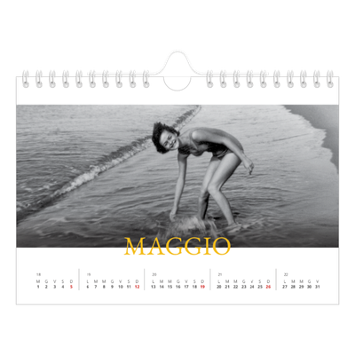 Calendario fotografico A5 — Stile tradizionale [copertina]