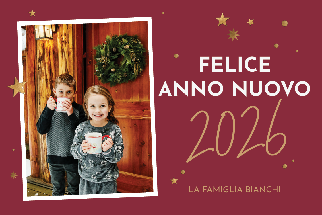 Biglietti — Rosso scuro e oro