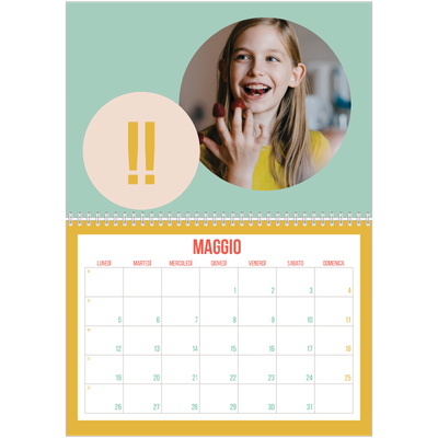 Calendario A4 Doppio — Luminoso e bello [copertina]