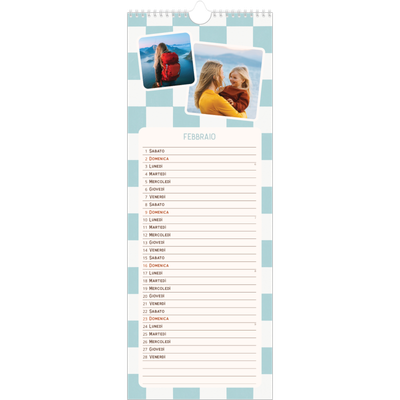 Calendario da cucina  — Fantasia rétro [Febbraio]