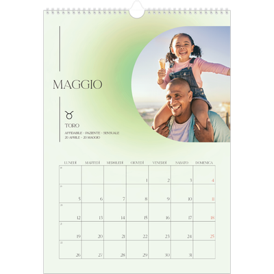 Calendario A3 verticale — Sfumature astrologiche [copertina]