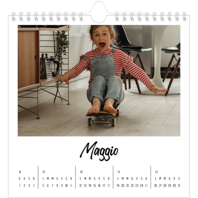 Calendari quadrati — Questo sono io [copertina]