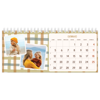 Calendario Fotografico da Tavolo — Fantasia rétro