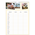 Calendario famiglia A4 verticale — Calendario moderno - Famiglia di 3 [copertina]