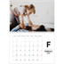 Calendario A4 Doppio — Riflettore lettera [Febbraio]