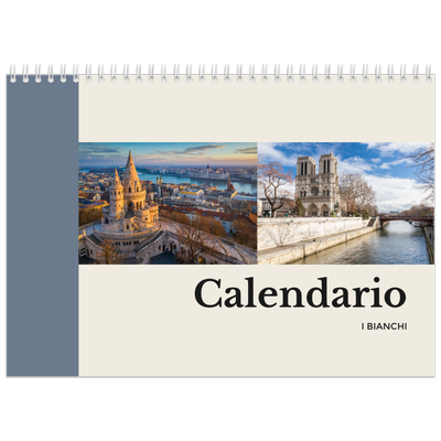 Calendario A4 Doppio — Vedute del mondo [copertina]