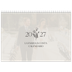 Calendario A4 Doppio — Iniziali in fiore [copertina]