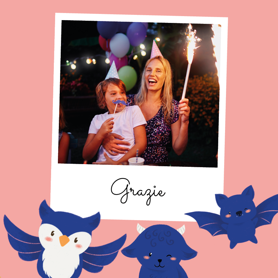 Biglietti di ringraziamento — Animali notturni