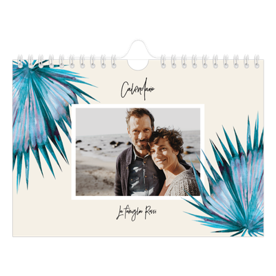 Calendario fotografico A5 — Fiori dipinti [copertina]