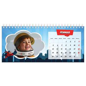 Calendario Fotografico da Tavolo — Fumetti